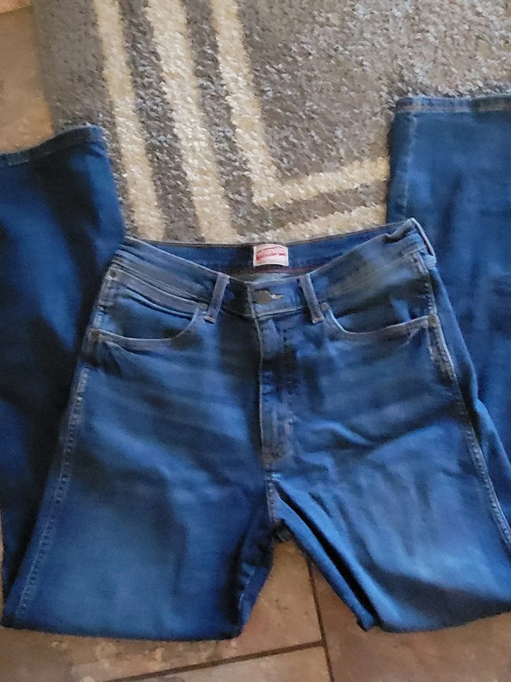 Wrangler Dark Blue Women's Straight-Leg Jeans